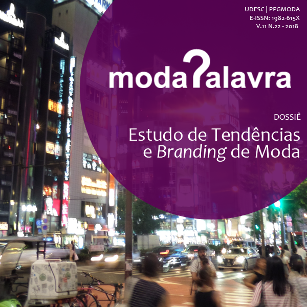Capa da edição volume 11 número 22 do Moda Palavra e periódico, vê-se foto de uma rua a noite por Nelson Pinheiro Gomes.