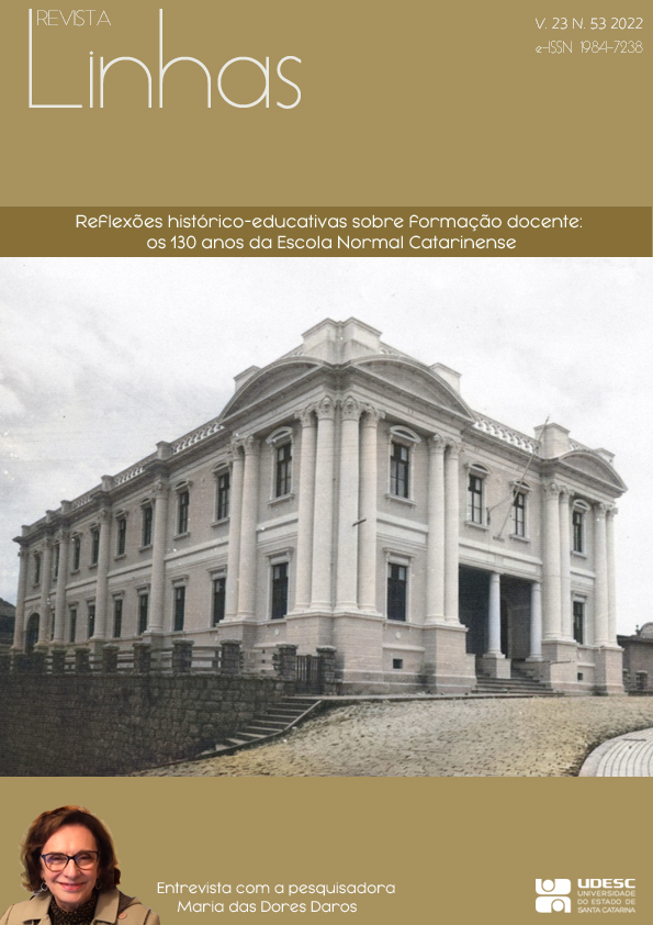 					Visualizar v. 23 n. 53 (2022): Reflexões histórico-educativas sobre formação docente: os 130 anos da Escola Normal Catarinense
				