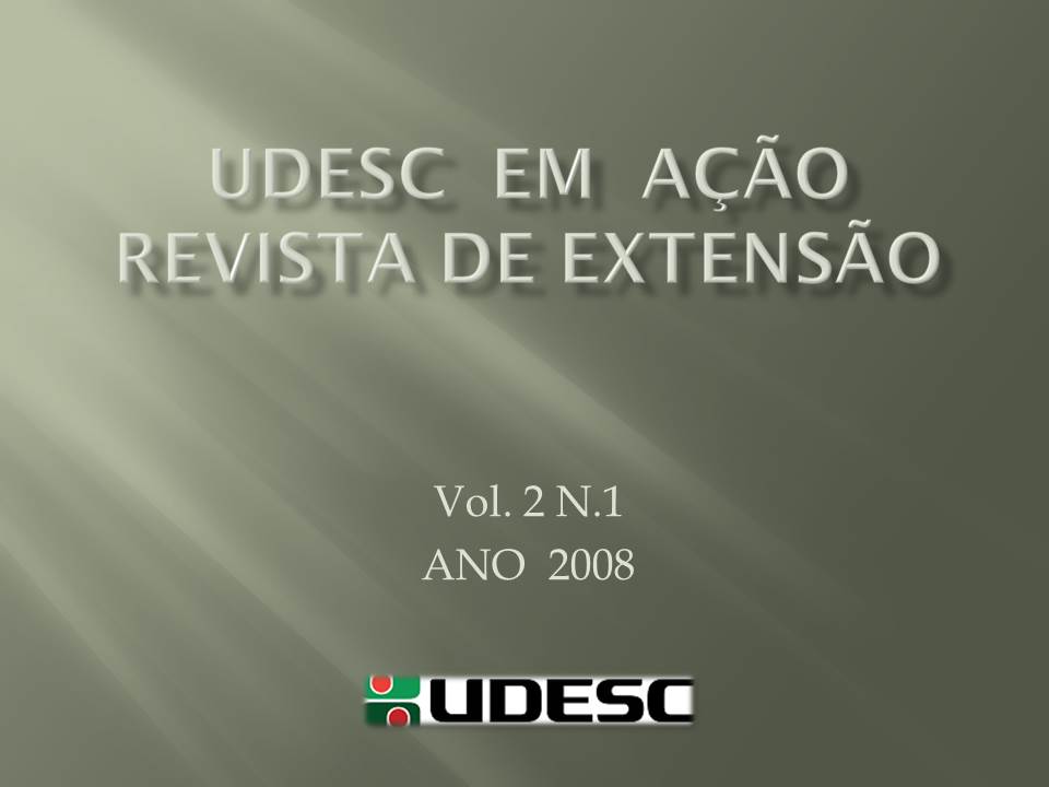 					Visualizar v. 2 n. 1 (2008): UDESC em Ação
				