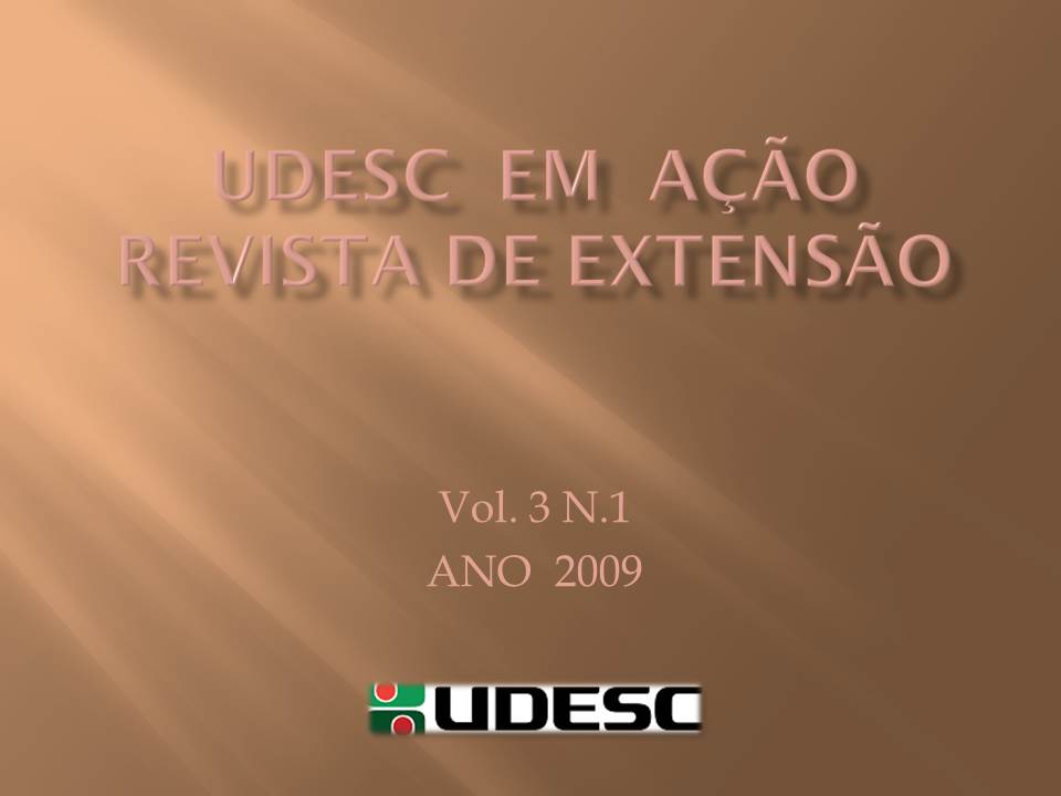 					Visualizar v. 3 n. 1 (2009): UDESC em AÇÃO
				