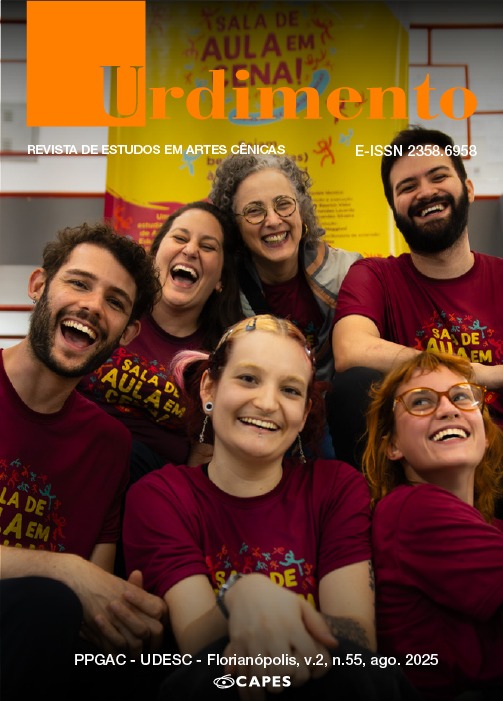 					Visualizar v. 2 n. 55 (2025): Drama: 30 anos da abordagem no Brasil | Acervos Ex-cêntricos: as materialidades diversas da documentação nas Artes Cênicas 
				